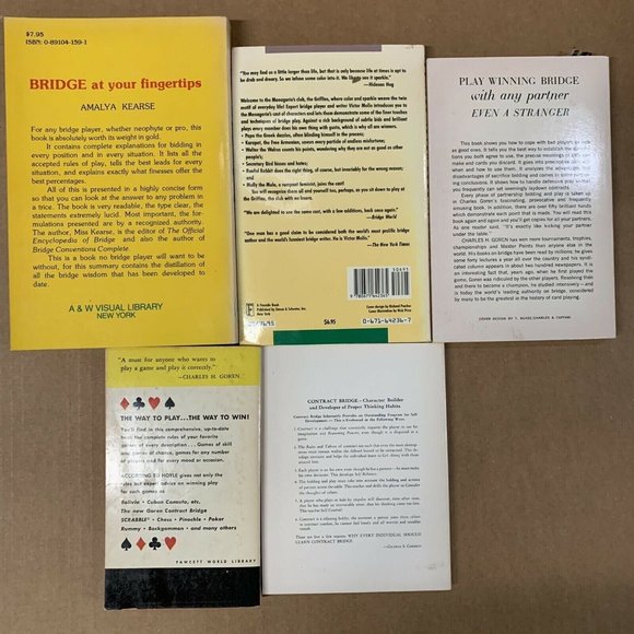 Bridge, Strategy And How To Play Bridge. lot of 6 books, See Description. - Picture 3 of 9